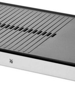 WMF Tischgrill LONO flach & gerippt, 2300 W, stufenlose Temperatureinstellung, antihaftbeschichtete Grillplatte