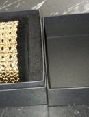 Echtsilber Armreif mit 24 karätiger Echtgold Vergoldung in 93059