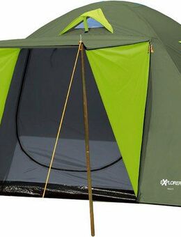 EXPLORER Kuppelzelt Iglu Zelt 3-4 Personen Campingzelt wasserdicht winddicht Ventilation, Personen: 4
