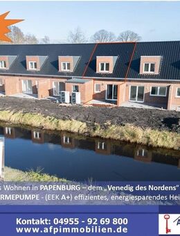 ***N E U K A L K U L I E R T*** ***Modernes Reihenhaus in zentraler Lage von Papenburg*** - Papenburg