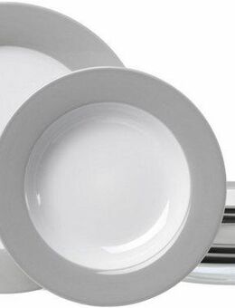 Ritzenhoff & Breker Tafelservice Teller Set, Geschirr-Set (8-tlg), 4 Personen, Porzellan, 8 Teile, für 4 Personen