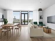 Penthouse im KfW-Effizienz-Neubau mit Südterrasse, Parkett, Fußbodenheizung, Aufzug - Berlin
