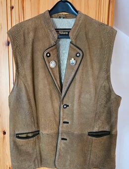 Trachtenweste, echtes Leder - Altlußheim