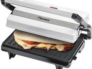 bestron Kontaktgrill APM123W Viva Italia, 700 W, auch als Sandwich-/Panini-Kontaktgrill einsetzbar, antihaftbeschichtet