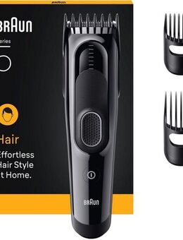 Braun Haarschneider Haarschneider HC5530, Lebenslang scharfe Klinge, 17 Längeneinstellungen, 50 Min Laufzeit