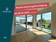 HELLE 3-ZIMMER WOHNUNG IM 2. OG MIT GROSSER ÜBERDACHTER TERRASSE IN LANGENAU - Langenau