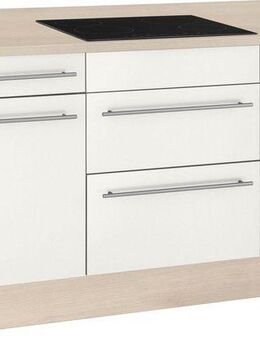 OPTIFIT Kücheninsel Bern, Stellbreite 160x95 cm mit höhenverstellbaren Füßen, mit Metallgriffen