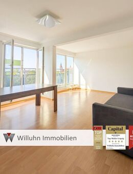 Traumhaft helle Wohnung in Zentrum-Nord mit Aufzug, Balkon & Tiefgaragenstellplatz! Küche separat - Leipzig