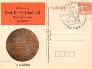 DDR: MiNr. P 87 I, 08.10.1983, "VIII. HABRIA / Prof. Dr. Karl Sudhoff, Medizinhistoriker", Ganzsache (Postkarte), Zudruck, Sonderstempel - Brandenburg (Havel)