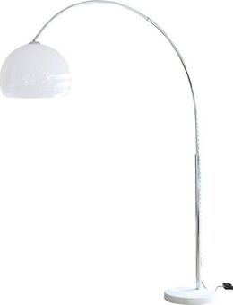 SalesFever Bogenlampe Knud, Dimmer, ohne Leuchtmittel, Höhenverstellbar, mit Dimmschalter, echter Marmorfuß