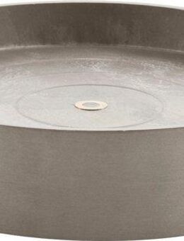 ECOPOTS Blumentopfuntersetzer SAUCER WHEELS Taupe, BxTxH: 41,5x41,5x9 cm