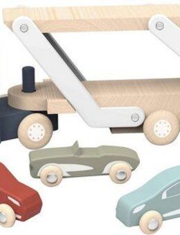 speedy monkey Spielzeug-Transporter Autotransporter, aus Holz, FSC®- schützt Wald - weltweit
