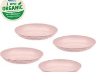 KOZIOL Suppenteller CLUB PLATE, (4 St), 100% recycelbar,CO2 neutrale Produktion, Kunststoff, Ø 22 cm