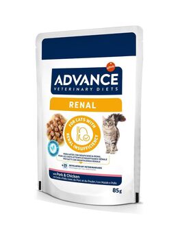 16 + 8 gratis! 24 x 85 g Advance Veterinary Diets - Renal