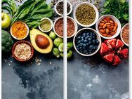 KESPER® Schneide- und Abdeckplatte Multi-Glasschneideplatte, 2er, HealthyK., ESG-Glas, (Set, 2 tlg), zum Schneiden und Abdecken