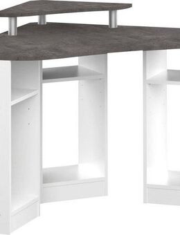 TemaHome Schreibtisch Corner, Melamingestell, Tischplatte in untersch. Farbvarianten, Breite 94 cm