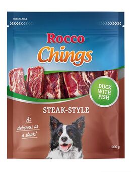 Rocco Chings Steak Style 200 g / Sparpaket % - Entenfleisch 12 x 200 g