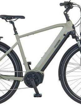 Prophete E-Bike Trekkingrad Entdecker 4.0, 10 Gang microSHIFT RD-M61S Schaltwerk, Kettenschaltung, Mittelmotor, 540 Wh, Pedelec, Elektrofahrrad für Herren