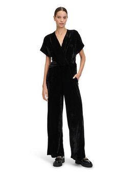 Cartoon Overall Cartoon Damen Jumpsuit mit Raffung (1-tlg) Material