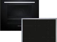 SIEMENS Induktions Herd-Set EQ522IB01, mit Backwagen, Backwagen mit ausziehbarer Tür für bequemes Kochen & Backen