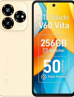 ZTE Blade V60 Vita Smartphone (16,76 cm/6,6 Zoll, 256 GB Speicherplatz, 50 MP Kamera)