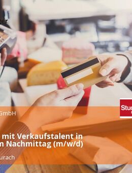 Bürokraft mit Verkaufstalent in Teilzeit am Nachmittag (m/w/d) - Straubing