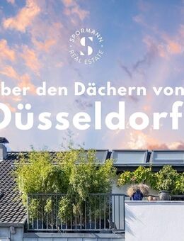 Charmante Dachgeschosswohnung mit Galerie und zwei Dachterrassen - Düsseldorf
