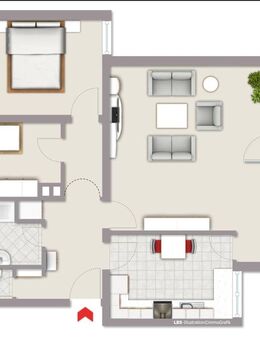 Lichtdurchflutete 3-Zimmer-Wohnung mit Balkon, Garage und viel Potenzial - Saarbrücken