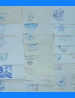 Ca. 74 St. Marine-Schiffspost mit Stempeln der Marine - Dassel