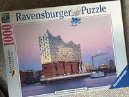 Puzzlesammlung jeweils 1000 Teile, 3 Ravensburger, 1 Schmidt, 2 EURgrafics Smartcut - Hamburg