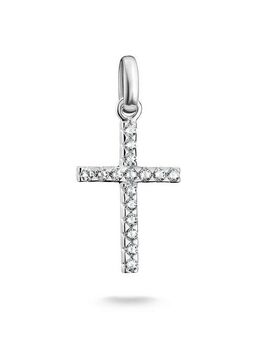 THOMAS SABO Charm Kreuz Charm Kreuz - Connect, CC1203-051-14, mit Zirkonia (synth)