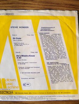 Stevie Wonder-Sir Duke-He´s Misstra know it all-Vinyl-SL,1977 - Linnich