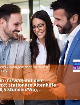 Referent*in (m/w/d) mit dem Schwerpunkt stationäre Altenhilfe Vollzeit (38,5 Stunden/Wo), Hannover, unbefristet - Hannover