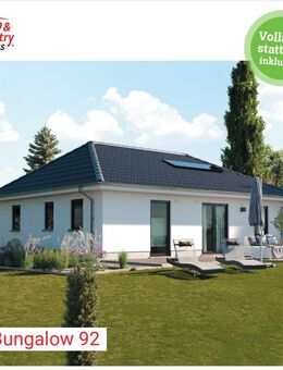 Haus Massivhaus Neubau Bungalow 92- Leben ohne Stufen, auf einer ebene mit der Natur - mit Grundstück in Bergkamen - Bergkamen
