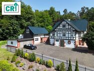VERSTECKTES JUWEL: EXKLUSIVE WALDVILLA MIT GäSTEHAUS- CR IMMOBILIEN PRÄSENTIERT! - Rauschenberg