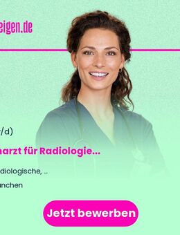 Facharzt für Radiologie (m/w/d) - Augsburg