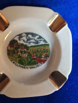 Aschenbecher  Andenkenaschenbecher WILLINGEN - WALDECK  alt - Gladbeck
