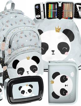 Schulranzen Rucksack Tornister Schultasche Panda XXXL Starter Set - Wuppertal