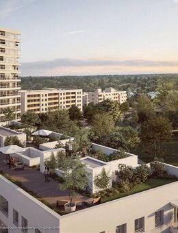 Über den Dächern der Stadt: Moderne 2-Zi.-Whg. mit Duschbad und großem Südbalkon - München