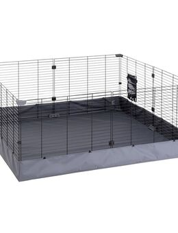 Ferplast Kleintierkäfig Hub 04 - L 140,5 x B 140,5 x H 59,5 cm