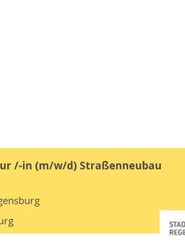 Bauingenieur /-in (m/w/d) Straßenneubau - Regensburg