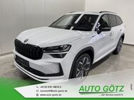 Skoda Kodiaq, Sportline Vorb VZE Digi elektr Heckkl BlindSpot vo hi LichtAssist SpurAssist Connect Sunset 4xEFH Ladeboden beheiz Frontscheibe RÃckbank geteilt Armlehne M, Jahr 2022 - Beilngries