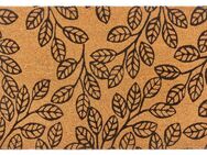 HANSE Home Fußmatte Leafs, Türmatte, rechteckig, Höhe: 15 mm, Kokos, Schmutzfangmatte, Outdoor, Rutschfest, Innen, Kokosmatte, Flur