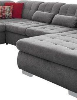 Die PlanBar Ecksofa MP-IN17004 U-Form, wahlweise mit Funktionen, Federkern-Polsterung