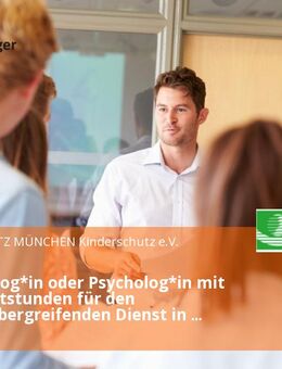 Heilpädagog*in oder Psycholog*in mit Fachdienststunden für den gruppenübergreifenden Dienst in unserem Integrationskindergarten Kunterbunt - München