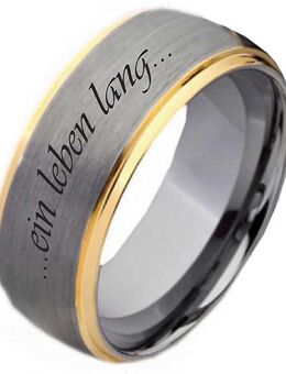 Herrenring Wolframring HW132 mit gratis Außengravur - Aholming
