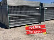 Bauzaun mit Horizontalstrebe 20er Set / 70m - Vechelde