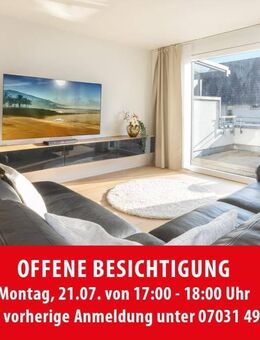Offene Besichtigung am Mo., 21.07. von 17-18 Uhr! Bitte um vorherige Anmeldung! - Ehningen