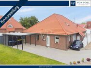 Neuwertige Bungalow-Doppelhaushälfte mit Ausbaupotenzial am Stadtrand von Norden - Norden