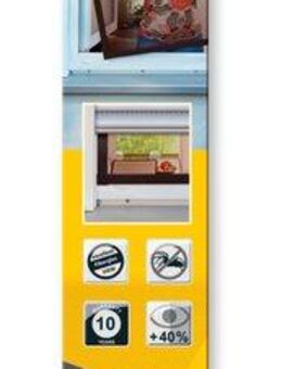 SCHELLENBERG Insektenschutz-Fensterrahmen Fliegengitter Fenster Premium, (Set, 1-St), mit Rahmen aus Aluminium in anthrazit und weiß, 100 x 120 cm